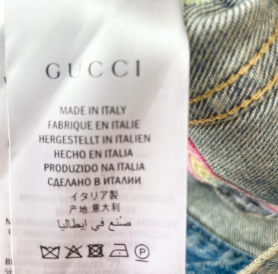 GUCCI　ホワイトGジャン ライダース風　size38 GUCCI ホワイトGジャン ライダース風 size38