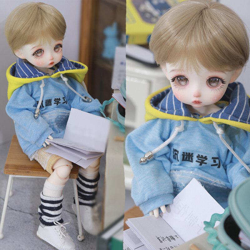 1/6 BJD Doll Baby Boy Girl Resin Ball Jointed Doll + Eyes + Face