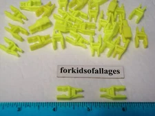 Knex Neon Yellow Transition Rod Connectors 30 Pieces Standard to Micro Adapters