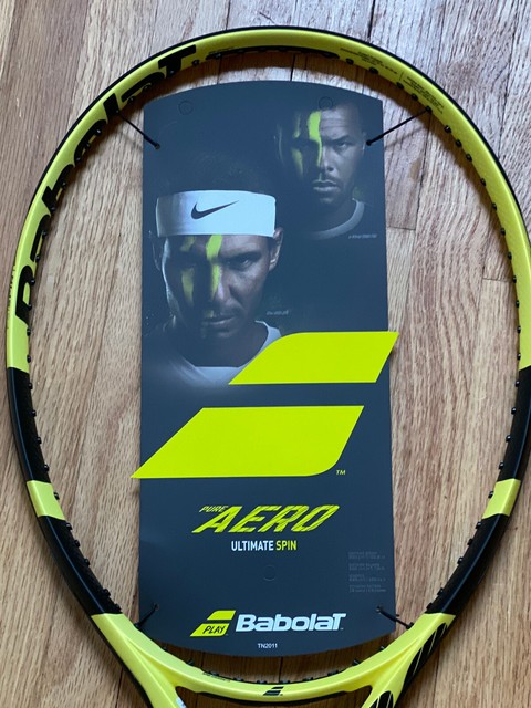NEW Babolat Pure Aero 2019 Tennis Racket #3 Grip 4 3/8 ...