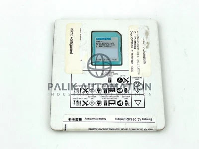 Siemens 6ES7953-8LJ31-0AA0 S7 MICRO MEMORY CARD, 512KB — Módulos PLC y extensiones