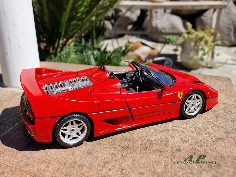 modellino auto 1:18 Ferrari f 50 della bburago modellini da collezione usato - Immagine 2 di 4