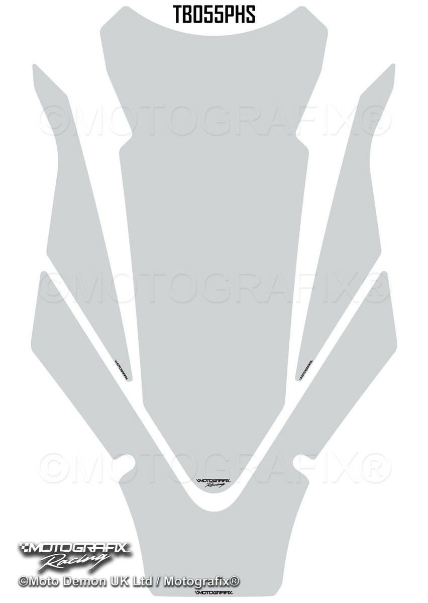 アーマー BMW S1000R 2021 2022 Hockenheim Silver Motorcycle Tank Pad