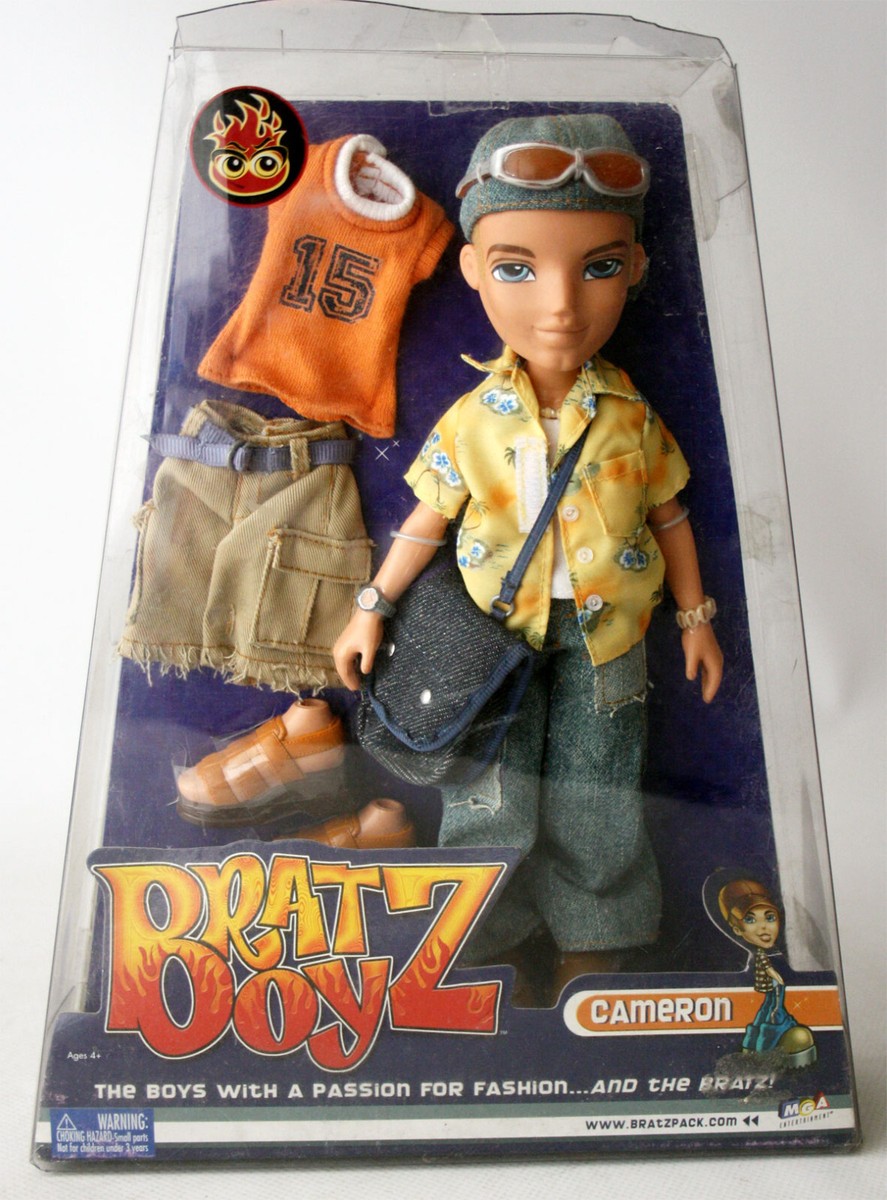 2002 BRATZ BOY CAMERON 1ST WAVE FASHION STYLE MGA EUROPEAN NEW