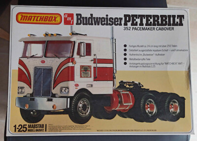 Matchbox AMT Peterbilt Budweiser 352 Pacemaker Cabover 1979