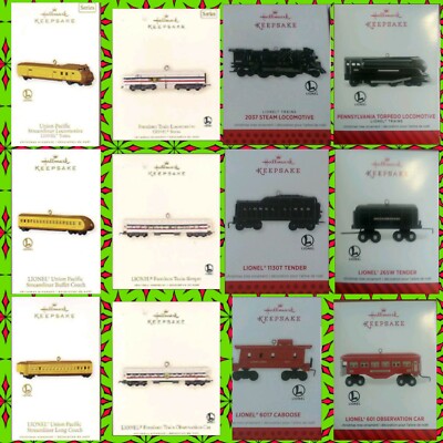 Hallmark Lionel Trains: Locomotive, Limited Edition, Tender, Caboose, Car
