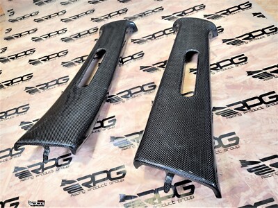 RPG Carbon Interior B Pillar Upper Trim for 03-08 Mitsubishi Evolution Evo 7 8 9