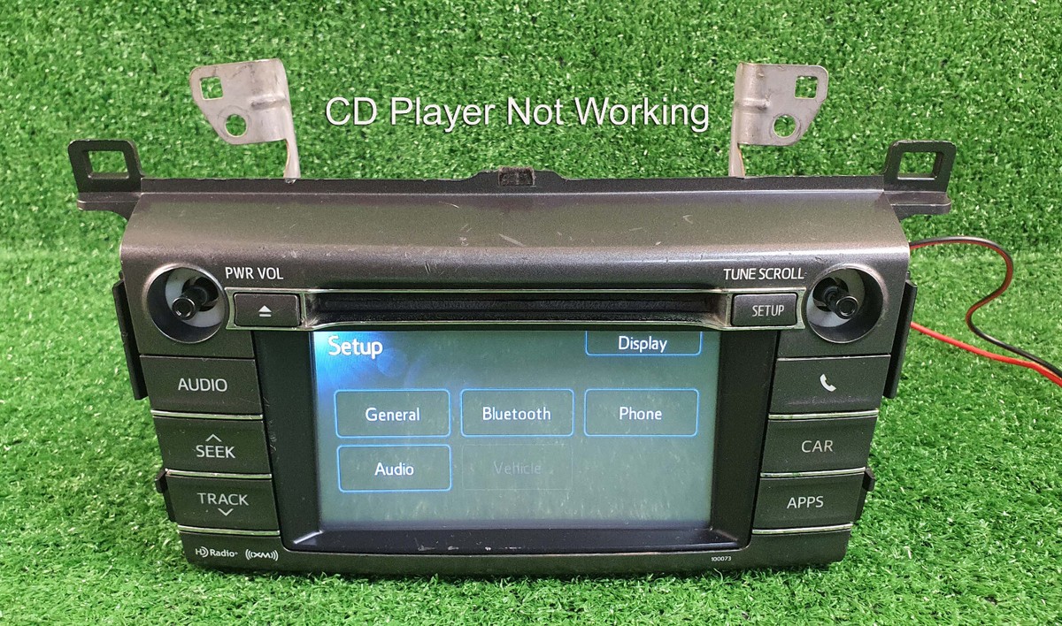 2013-2018 Toyota Rav4 Radio CD player info Display Oem 86140-0R030
