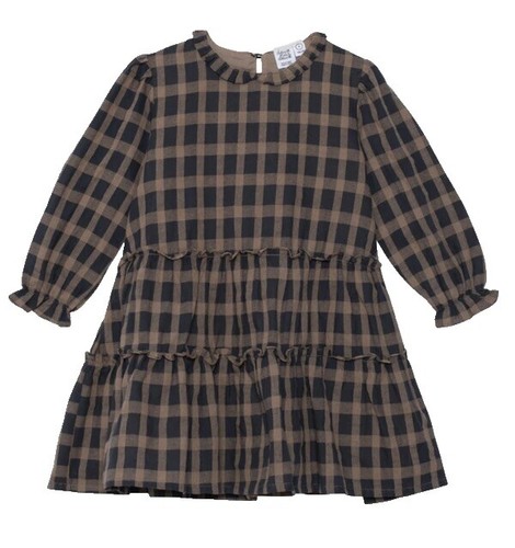 Robe Fille Deux Par Deux Taille 8 - Couleur Marine Et Gris - Occasion Très Bon état
