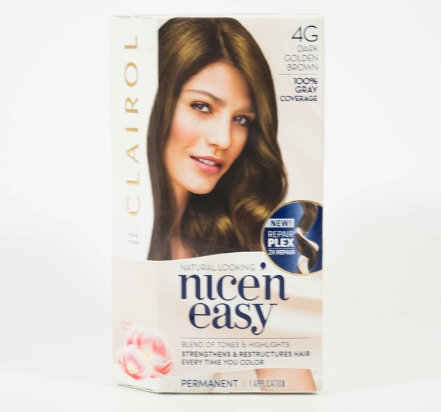 Clairol Nice n Easy Permanent Hair Color 4G DARK GOLDEN BROWN New