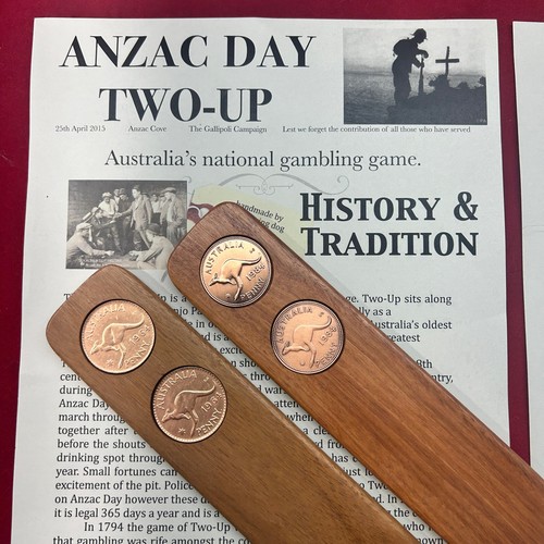 1930 Australian Penny coleccionable juego de dos unidades. Más años disponibles. Día ANZAC. 2UP - Imagen 7 de 7