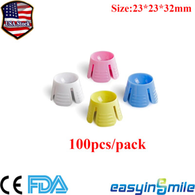 Dental Disposable Dappen Dishes Bowls Multi-purpose Prohpy Acrylic Dish 100Pcs