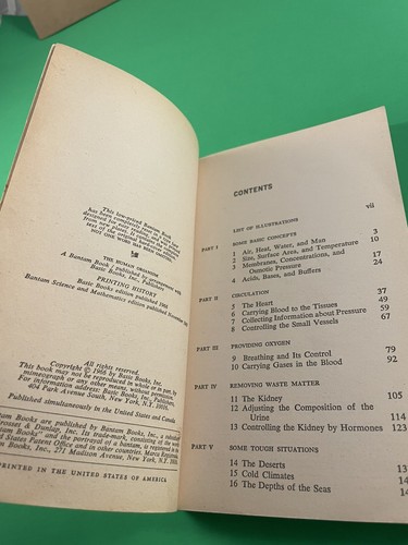 The Human Organism by David Horrobin Vintage 1967 Bantam Science Body Paperback - Picture 6 of 8