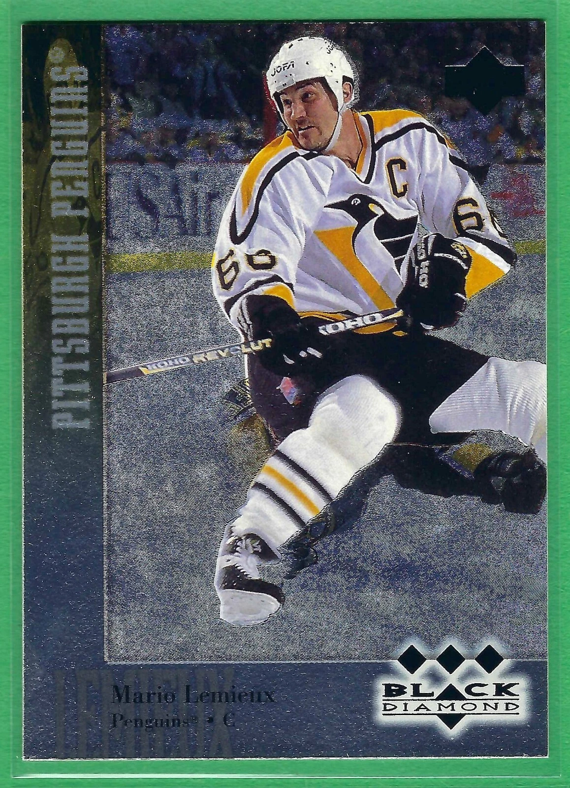 Mario Lemieux 1996-97 Upper Deck Triple Black Diamond #166 Penguins