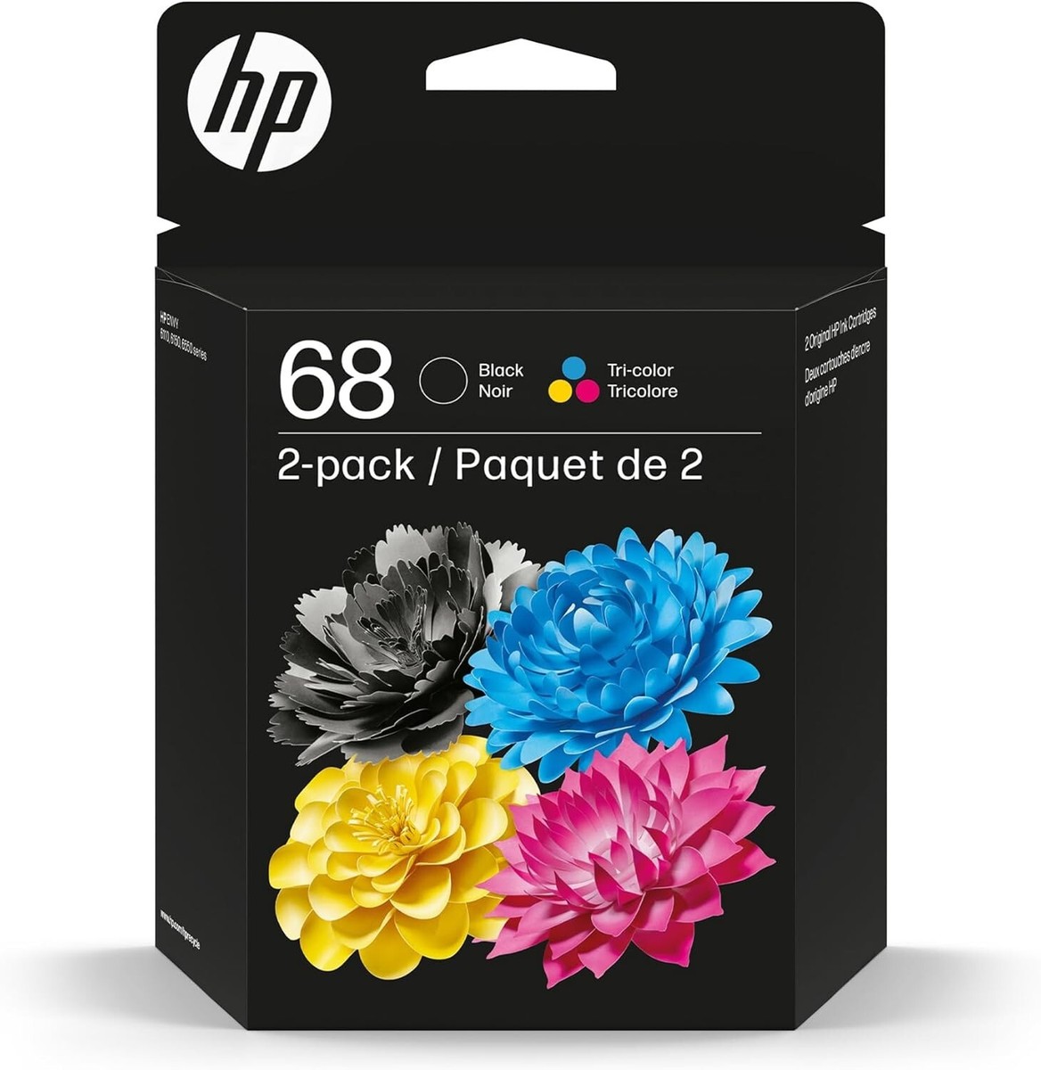 HP68 Original HP 68 Black or Tri-Color Ink Cartridges for Envy