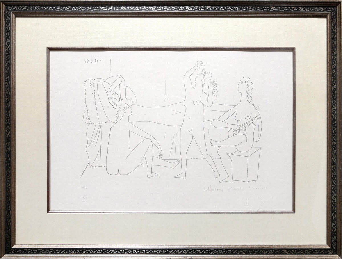 Pablo Picasso, Quatre Nus au Harem, Lithograph on Arches | eBay
