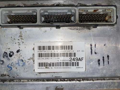 #P56040249AF Dodge Durango, 4.7L Fed Engine Computer Module ECM ECU PCM OEM 2001 - Picture 2 of 3