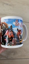 Leanin’ Tree Gift Mug Smile Horses New In Box