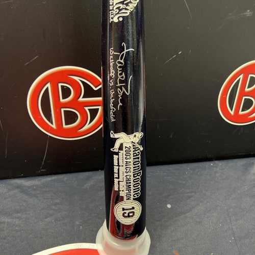 Aaron Boone Signed Yankees Cooperstown Bat Walkoff Vs Wakefield AUTO Steiner CX - Picture 2 of 5