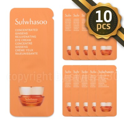 Sulwhasoo Konzentrierte Ginseng Verjüngende Augencreme 1ml x 10 Stück (10ml)