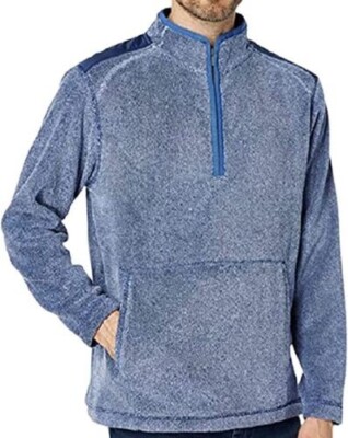 Tommy Bahama Cascade Cozy Half Zip Pullover Fleece Men's SZ S Blue NWT $118