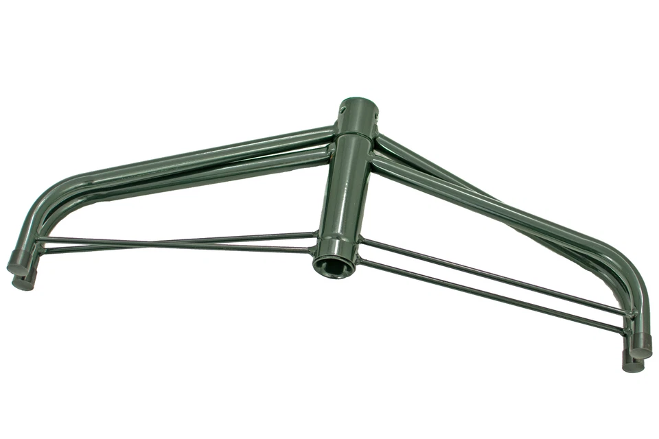 16in Green Metal Tree Base Stands, Artificial Christmas Trees Folding Legs - Image 2 of 4