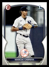 2023 Bowman #BP-46 Marcos Cabrera Prospects Card New York Yankees
