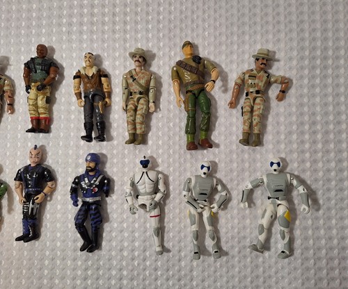 Vintage 1980s - 1990s GI Joe 3.75" Figure Lot of 14 Action Figures Lanard Hasbro - Picture 4 of 12