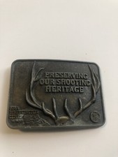 NRA Whittington Center Preserving Our Shooting Heritage Belt Buckle