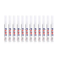 White Paint Marker Pen Tire Letters Waterproof Permanent Lettering Rubber Ink