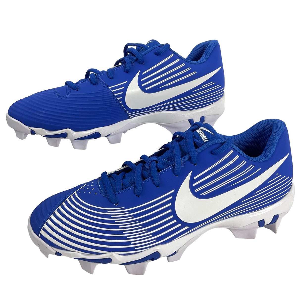 Nike Shoe Womens Sz Blue Softball Cleat Hyperdiamond