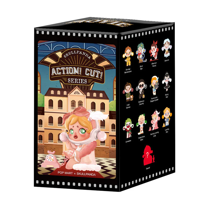 POP MART SKULLPANDA action! cut! Series Single Blind Box (Random