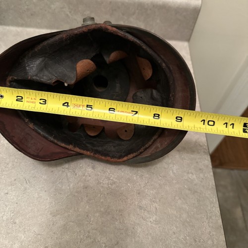 Ww1 Vintage German Pickelaube Spiked Helmet with Liner - Picture 14 of 15