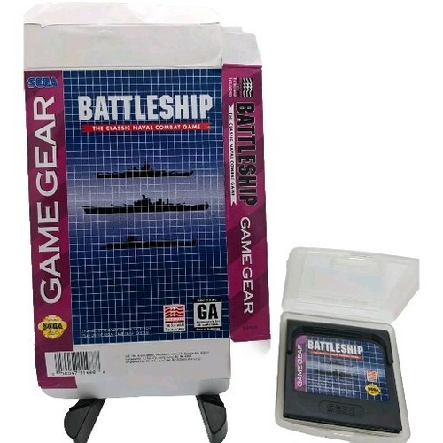 Battleship Sega Game Gear Original Box + Game No Manual Rare HTF Grail VG