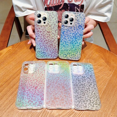 Shockproof Leopard Print Phone Case For iPhone 17 Pro Max 16 15 14 13 12 11 X 7