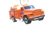 Christmas Ornament for GMC Utility Truck Orange