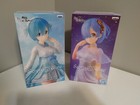 Re:Zero Rem Serenus Couture Lot Of 2. New In Boxes