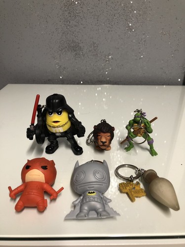 M&M Star Wars Darth Vader, Ninja Turtle, Harry Potter, Batman Mix Keychain Set - 第 1/5 張圖片