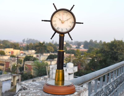 Nostalgic Journey Through Time: The Vintage Wheel Clock - Timeless Design