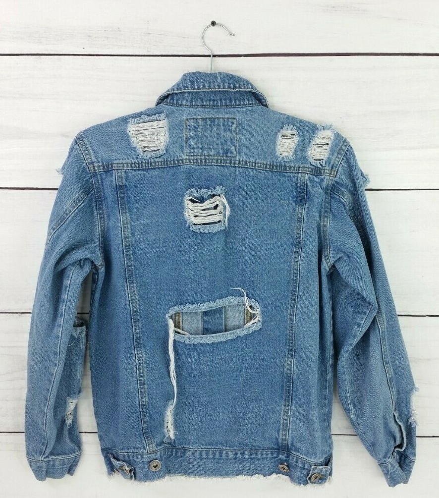 Destroyed Distressed Denim Jeans 