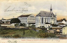 PC BRAZIL, CHAPEL AND COLLEGE FROM PROVIDENCIA, BAHIA, (b20488)