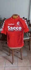 Maillot de Vélo Haut Maillot Cyclisme Équipe Saeco Cannondale Taille XL. TBE