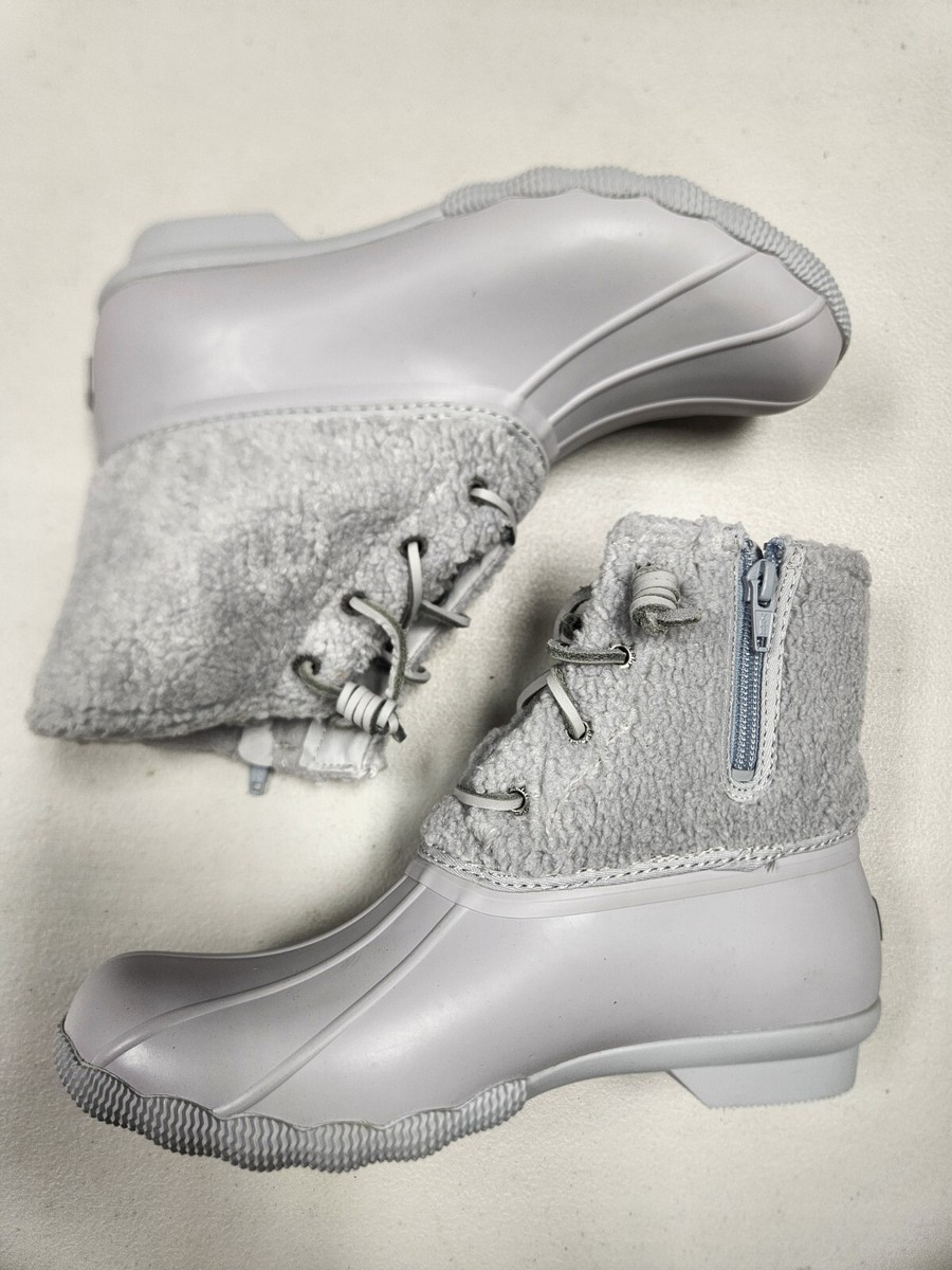 silver acg boots