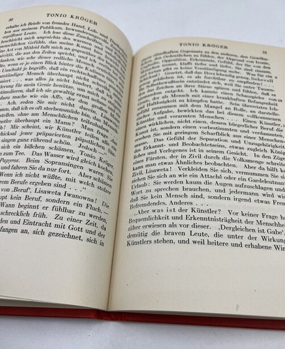 Thomas Mann ~ Tonio Kröger ~ Hardcover German 1931 - Imagen 10 de 11