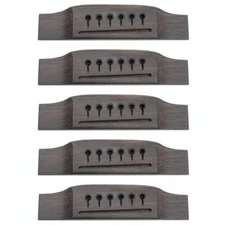 5x Acoustic Guitar Bridge Rosewood for Martin Guitar Saddle Nut Luthier Repair