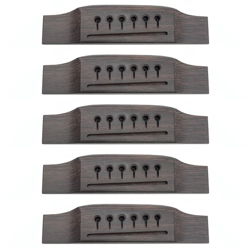 5 Stck. Akustikgitarrensteg Palisander für Martin Gitarre Sattel Mutter Gitarrenbauer Reparatur - Bild 10 von 10