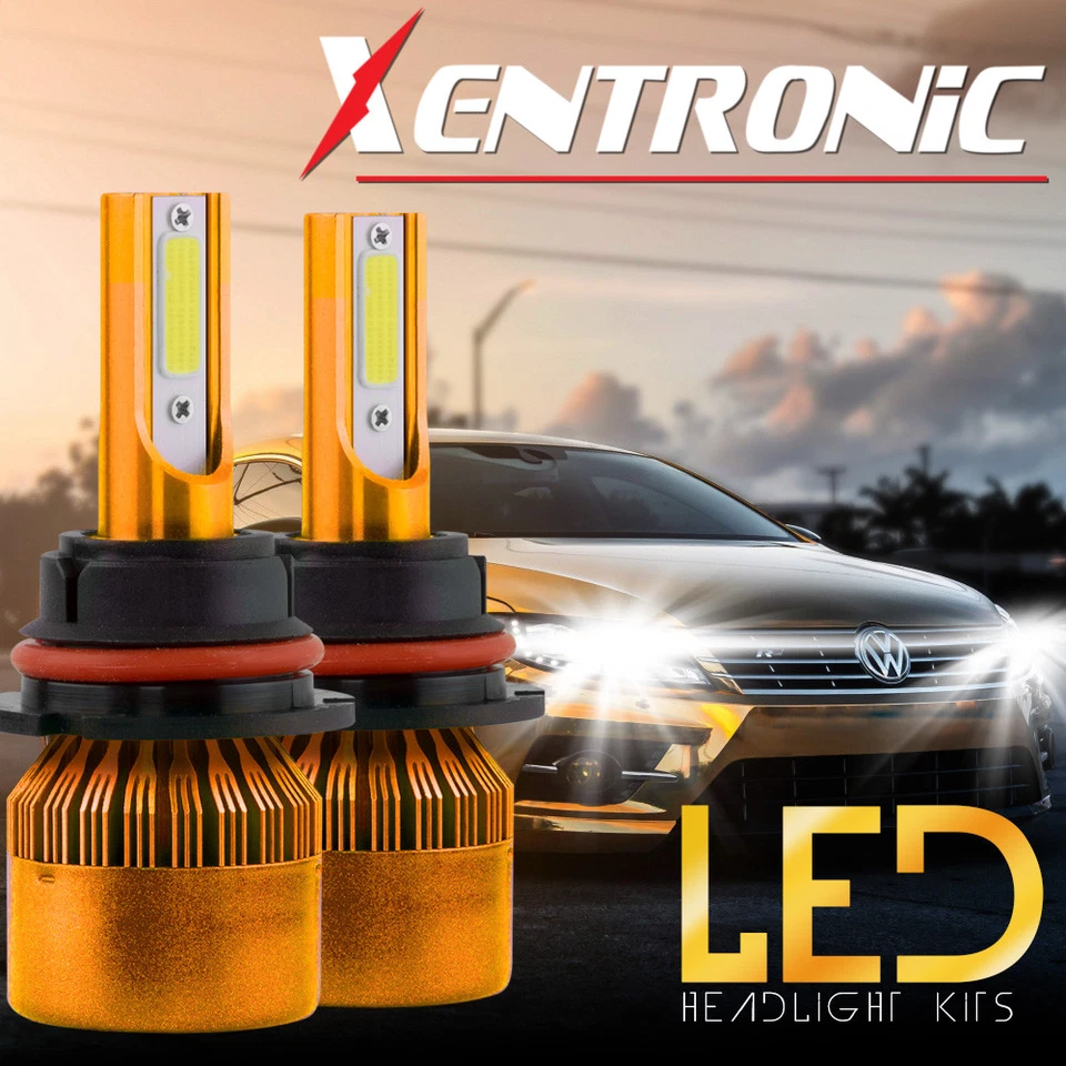 Kit faros LED HID XENTRONIC 9004 HB1 blanco para Mercedes-Benz 300TE 1988-1993 Foto 2 de 4