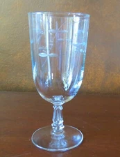 Libbey Rock Sharpe #3002-1 Iced Tea Footed Tumbler(s)