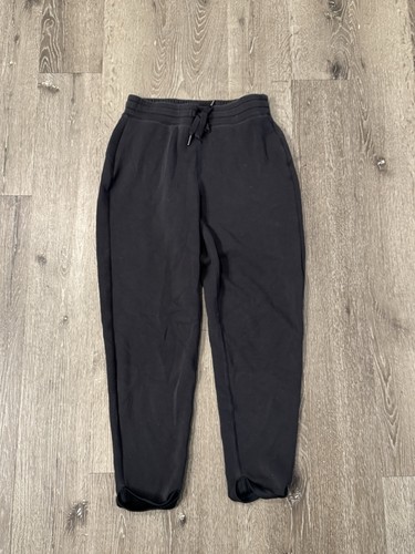 Spanx Air Essentials Pants Womens Medium Tapered Cuffed Black Drawstrings  - Picture 1 of 9