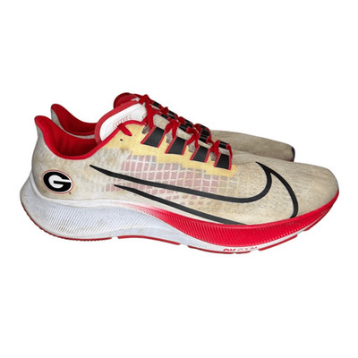 Nike Zoom Pegasus 37 UGA Dawgs Georgia Bulldogs White CZ5381-100 Mens Size 12